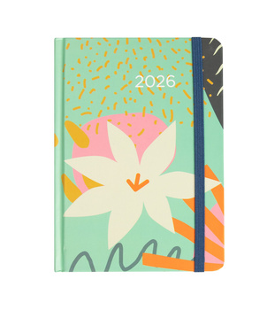 Kalendarz 2026 B6 dzienny Tropikalny