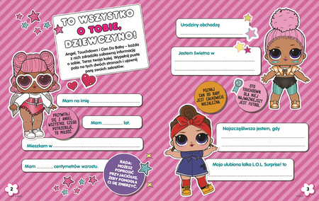 Hej, złotko! L.O.L. Surprise! 505 naklejek