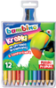 Kredki ołówkowe Bambino 12 kolorów z temperówką