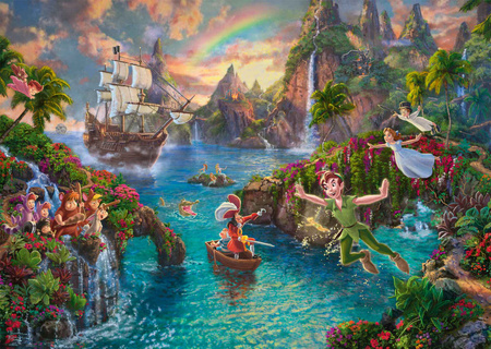 Puzzle 1000 PQ T. Kinkade Piotruś Pan Disney 108719