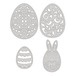 Zestaw wykrojników Pisanki 4 szt.