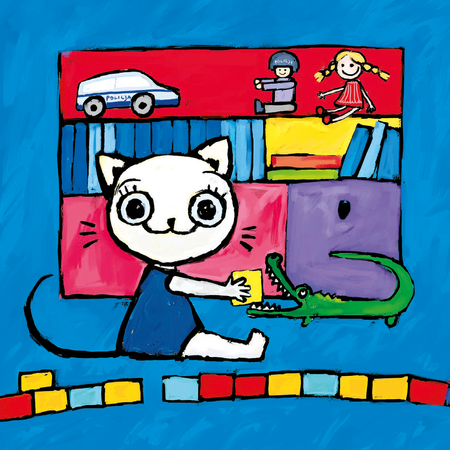 Rides a Bike. Kitty Kotty