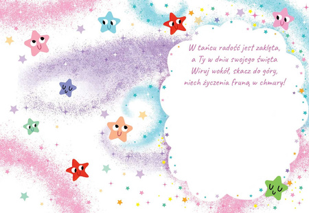 Karnet B6 Tancerka 4 Urodziny