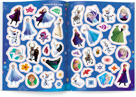 Kraina lodu 100 brokatowych naklejek NB-9103