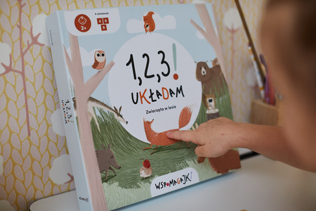 Wspomagajki 1,2,3! Układam Zwierzęta w lesie
