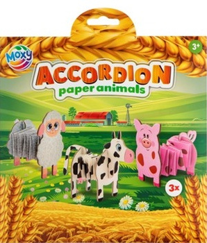 Zestaw do złożenia zwierzątek z papieru Zagroda