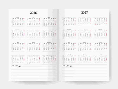 Kalendarz 2026 Jazz A5 dzienny motyl-srebrny