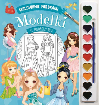 Modelki. Malowanie farbkami