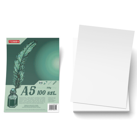 Papier Brystol A5 100 ark.250g