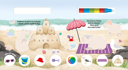 Psotne kapibary. Flamaster wodny