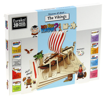 Łamigłówka drewniana Gepetto Did You Know? Wikingowie