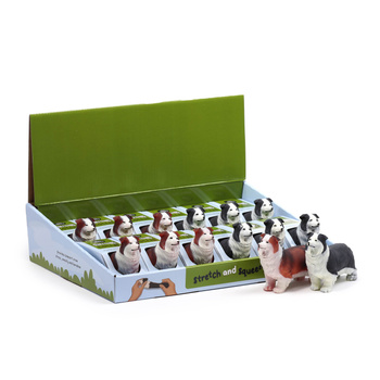 Gniotek rozciągliwy Pies Collie 1 szt.mix TY957