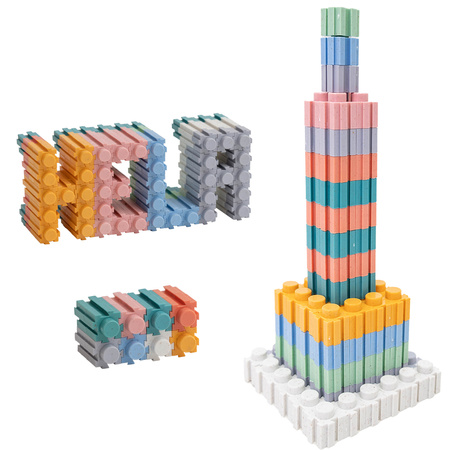 Eko klocki małych geniuszy konstrukcyjne