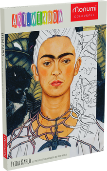 Kolororamka Arts L Selfportrait with Hummingbird and thorn necklac