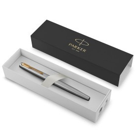 Pióro wieczne Parker Jotter Stainless Steel GT (M) niebieskie 2030948