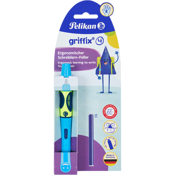Pióro wieczne Pelikan Griffix Neon Fresh Blue blister