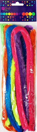 Druciki kreatywne 50cm neon 8szt.