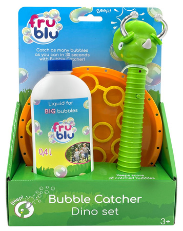 Fru Blu Łapacz baniek Dino z płynem 0,4l