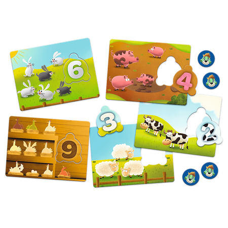 Gra Cyferki Mały odkrywca Rodzina Treflików 02810