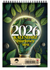 Kalendarz 2026 biurkowy pionowy tygodniowy na spirali KB MINI 1szt.mix