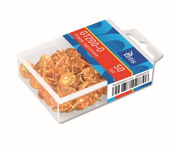 Pinezki tapicerskie złote Tetis 50 sztuk