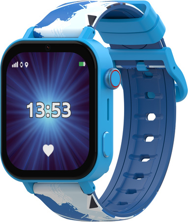 Smartwatch dla dziecka z funkcją lokalizacji GPS i połączeniami KiDiZ Premium niebieski