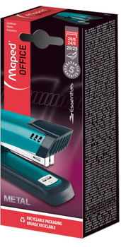 Zszywacz Essentials metal Deco do 25 kartek