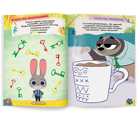 Disney Zwierzogród 2 Zadania do zmazywania PTC-9115