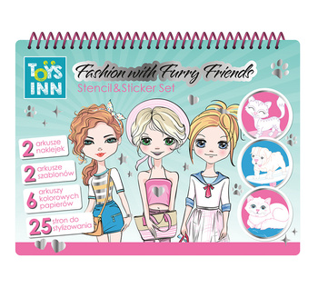 Zestaw kolorowych naklejek do stylizowania ToysInn STN 9476