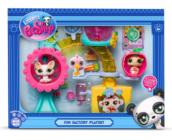 Littlest Pet Shop zestaw fabryka zabawy + akcesoria LPS00519