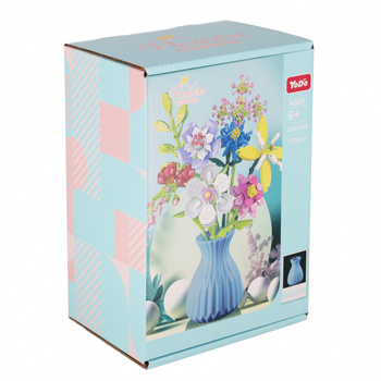 Klocki konstrukcyjne Kwiaty 778 elementów