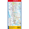New York city street map 1:75 000 laminat 2025