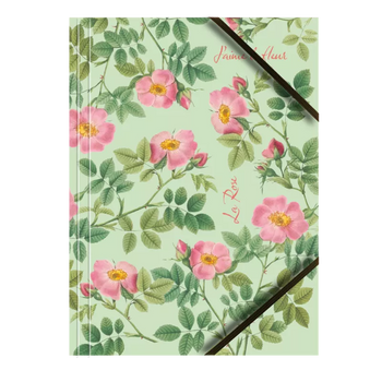 Teczka A4 z gumką kartonowa lakierowana Róże 1 szt. mix