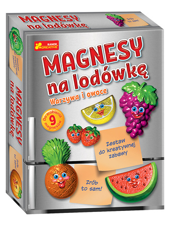Gipsowe magnesy Warzywa i owoce