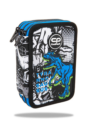 Piórnik potrójny z wyposażeniem Coolpack Jumper 3 T-Rex
