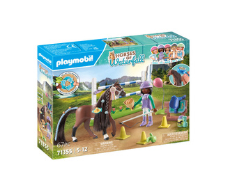 Playmobil Zoe i Blaze z przeszkodami 71355