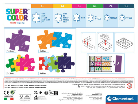 Puzzle 10 w 1 Super Kolor Barbie 20282