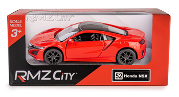 RMZ City Honda NSX 2017 czerwony w skali 1:34