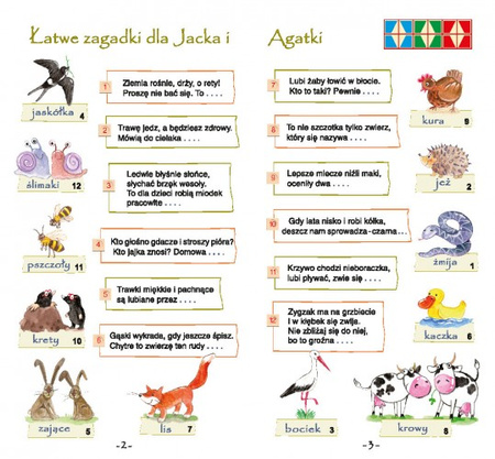 PUS Łatwe zagadki dla Jacka i Agatki 1 Najbliższe otoczenie dziecka