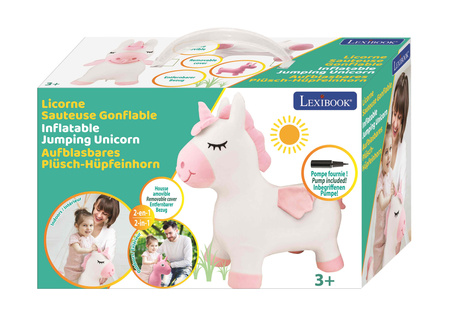 Nadmuchiwany skoczek pluszowy jednorożec BGP050UNI