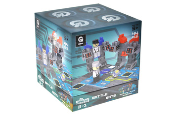 Klocki konstrukcyjne Block&Steps Bitwy robotów +Gra planszowa 3w1