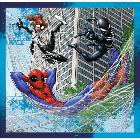 Puzzle 3w1 Pajęczy przyjaciele Disney Marvel Spiderman 34874