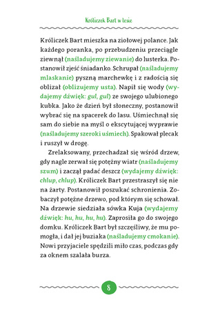 Przygody króliczka Barta i sówki Kui Bajki sensoryczne