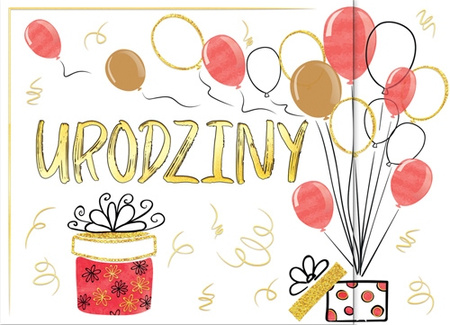 Karnet B6 składany Prezenty