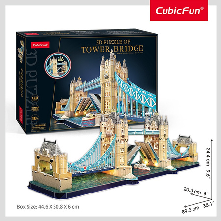 Puzzle 222 3D Tower Bridge Led