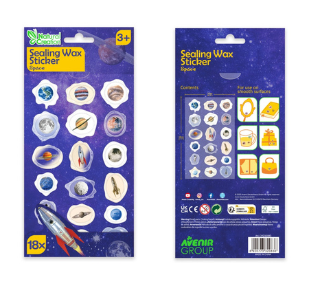 Naklejki woskowe Kosmos