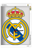 Zegar ścienny XL MDF Real Madrid RM00023