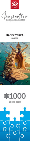 Puzzle 1000 Imagination  Jacek Yerka Harbor Port