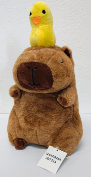 Maskotka Kapibara z kaczką 30cm