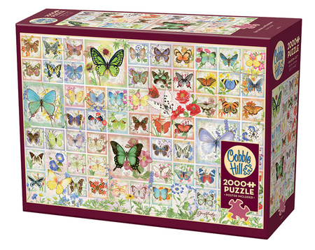 Puzzle 2000 Motyle i kwiaty 112179